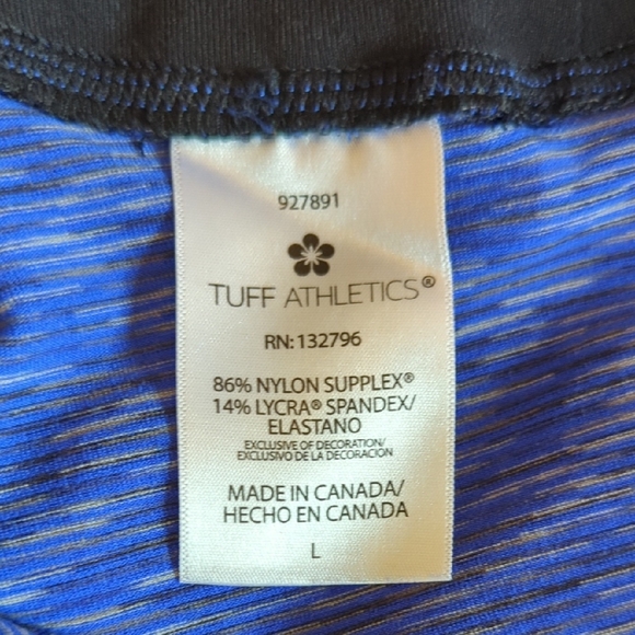 Tuff Athletics Leggings in Purple Heather - Picture 6 of 8